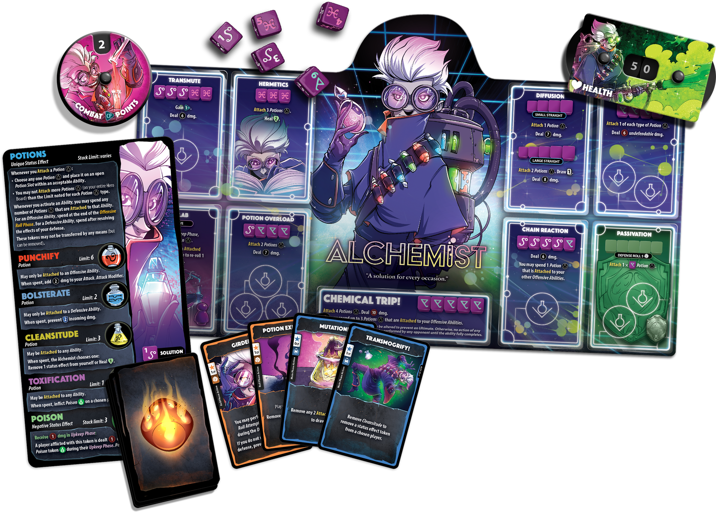 Dice Throne - Hero Pack - Alchemist