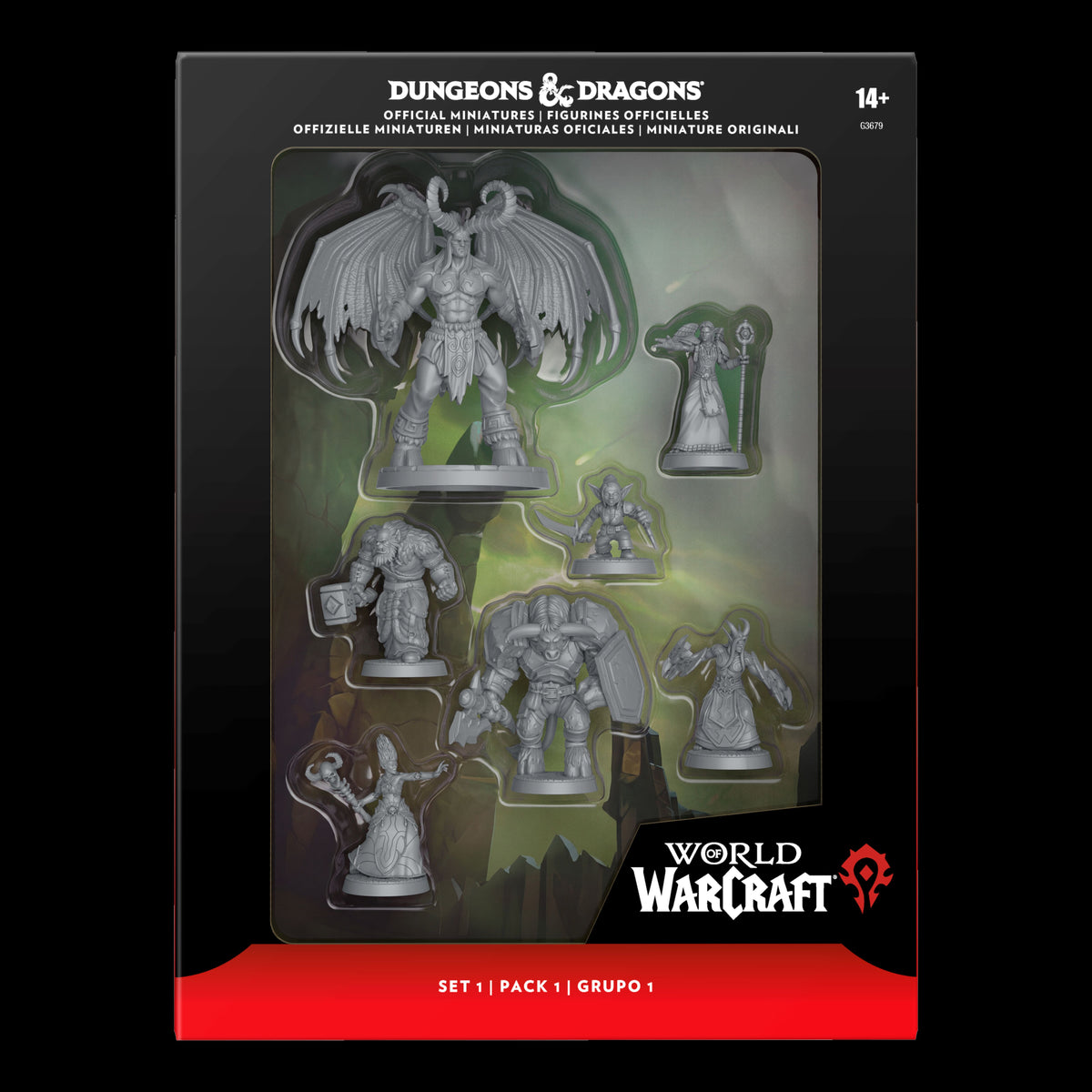 Dungeons & Dragons: World of Warcraft - Official Miniatures Set 1 - Horde Pack