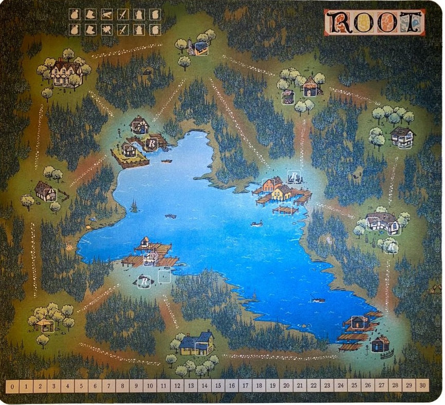 Root: Mountain / Lake Playmat