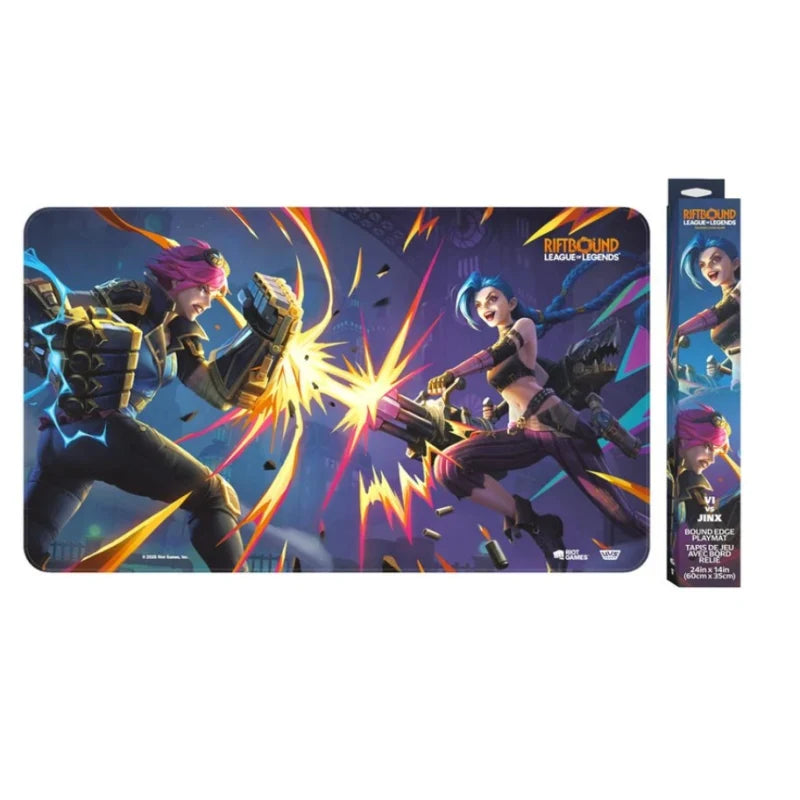 Riftbound League of Legends - Vendetta - Vendetta: Vi vs Jinx Playmat