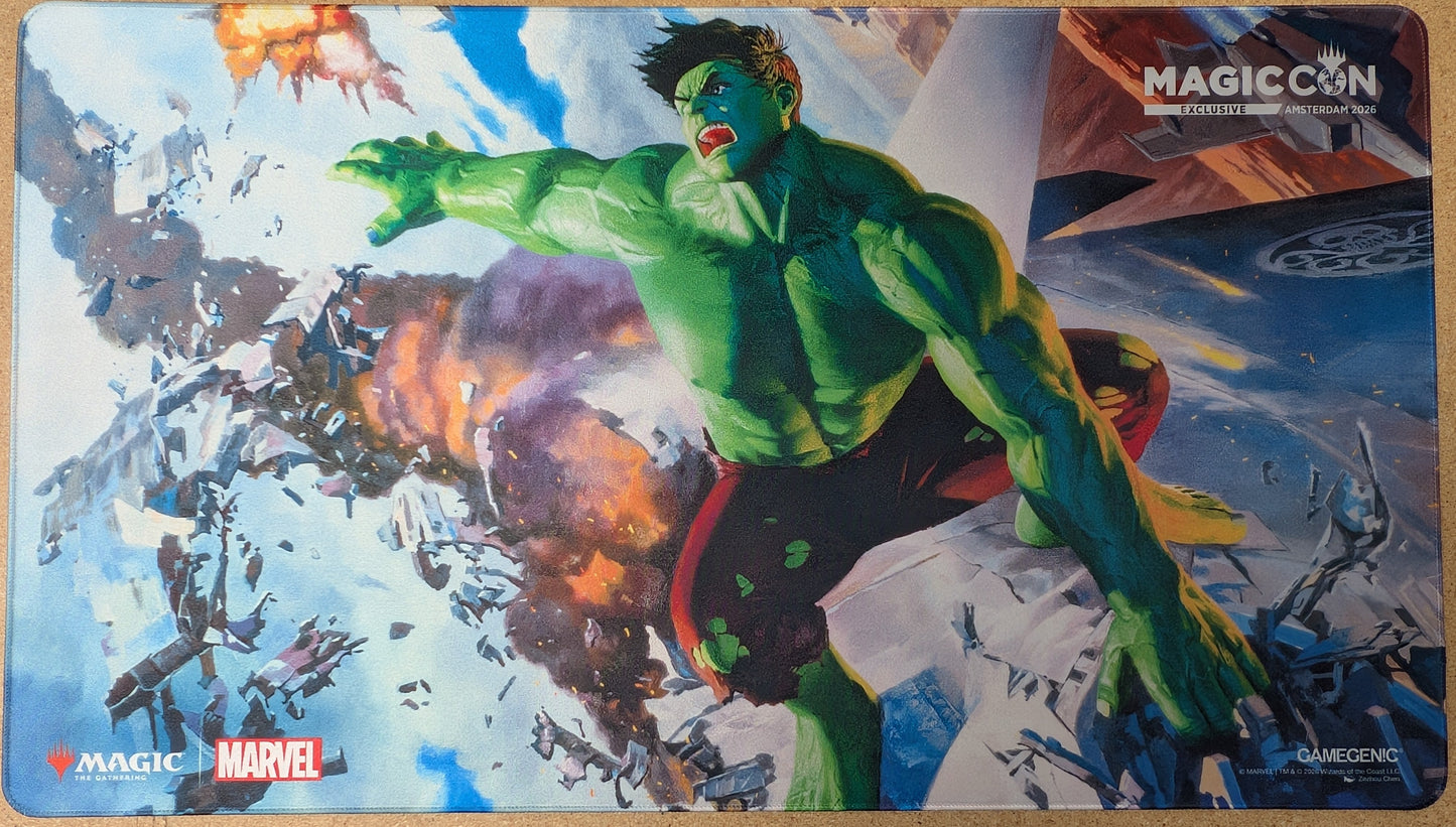 Magic the Gathering - MagicCon Amsterdam Exclusive 2026 Playmat - Hulk