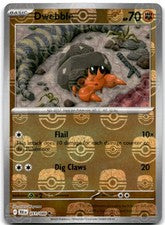 Dwebble (Master Ball Pattern) 051/086  - Holofoil SV Black Bolt - Common