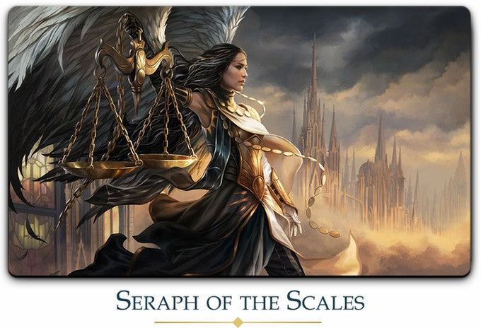 Seraph of the Scales - Magali Villeneuve - Premium Stitched Serialized Playmat