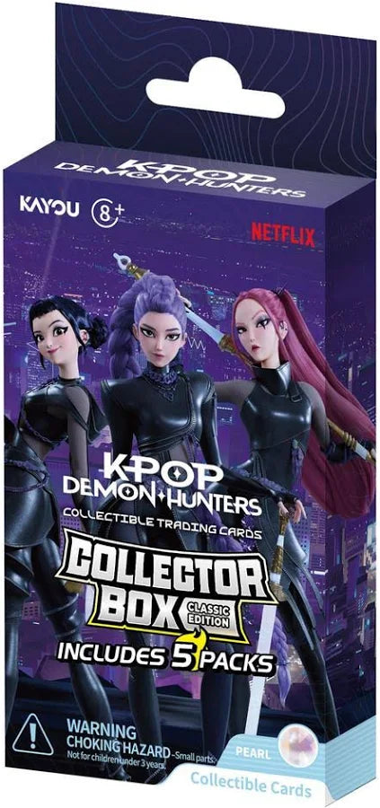 KPop Demon Hunters Collectible Cards - Classic Edition - Collector Booster Box (5 Packs)