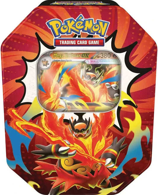 Pokemon - Ascended Heroes - Mega Emboar ex Tin