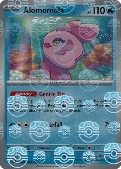 Alomomola (Master Ball Pattern) 024/086  - Holofoil SV Black Bolt - Uncommon