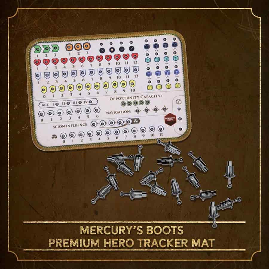 Hoplomachus: Victorum – Mercury's Boots Hero Tracker Mat