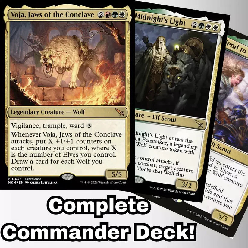 Magic the Gathering - Voja, Jaws of the Conclave - Custom Built Commander Deck